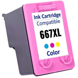 Cartucho de Tinta HP 667XL Colorido Compativel - Para HP DeskJet Ink Advantage 2376, 2776, 6476, 2874, HP Cartucho de Tinta HP 667XL Colorido Compativel - Para HP DeskJet Ink Advantage 2376, 2776, 6476, 2874, HP