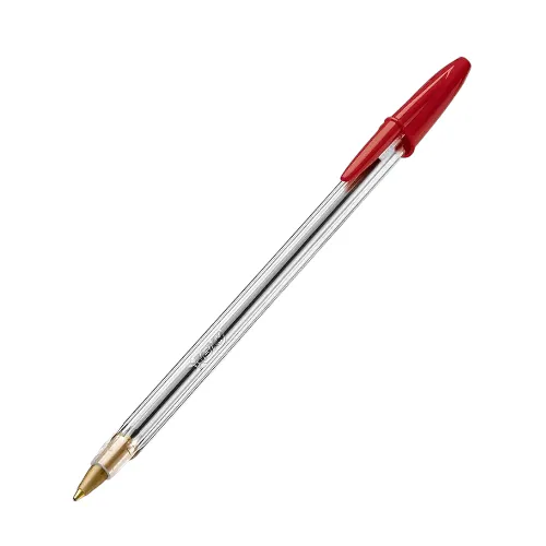 Caneta Esferográfica BIC Cristal Vermelha 1.0mm - Unidade Caneta Esferográfica BIC Cristal Vermelha 1.0mm - Unidade