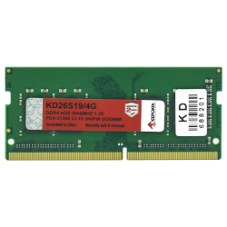 Memória RAM para Notebook Keepdata DDR4 4GB 2666MHz - KD26S19/4G Memória RAM para Notebook Keepdata DDR4 4GB 2666MHz - KD26S19/4G