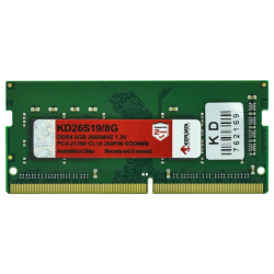 Memória RAM para Notebook Keepdata DDR4 8GB 2666MHz - KD26S19/8G Memória RAM para Notebook Keepdata DDR4 8GB 2666MHz - KD26S19/8G
