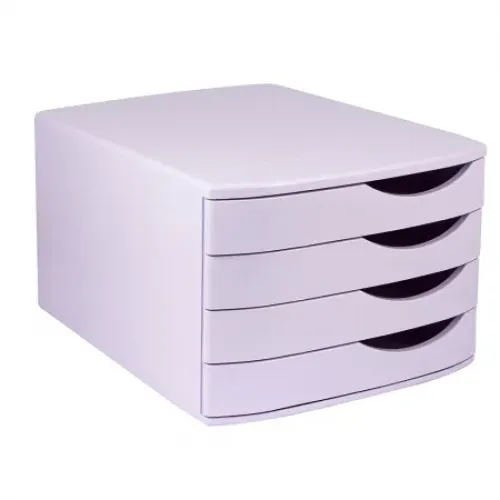 Gaveteiro Organizador Maxcril Home Office 4 Gavetas - Lilás Gaveteiro Organizador Maxcril Home Office 4 Gavetas - Lilás