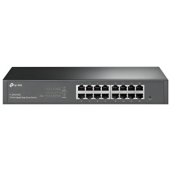 Switch Gigabit Easy Smart 16 Portas TP-Link TL-SG1016DE - Montável em Rack